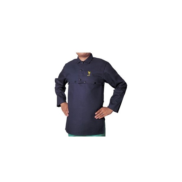Weldas Alliance COOL FR Cape Sleeves, Material: 9 oz Cotton FR, Color: Navy blue, Size: 2XL 33-8228XXL - main